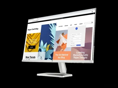 Монитор HP Series 5 27 White 100hz — миниатюра 3
