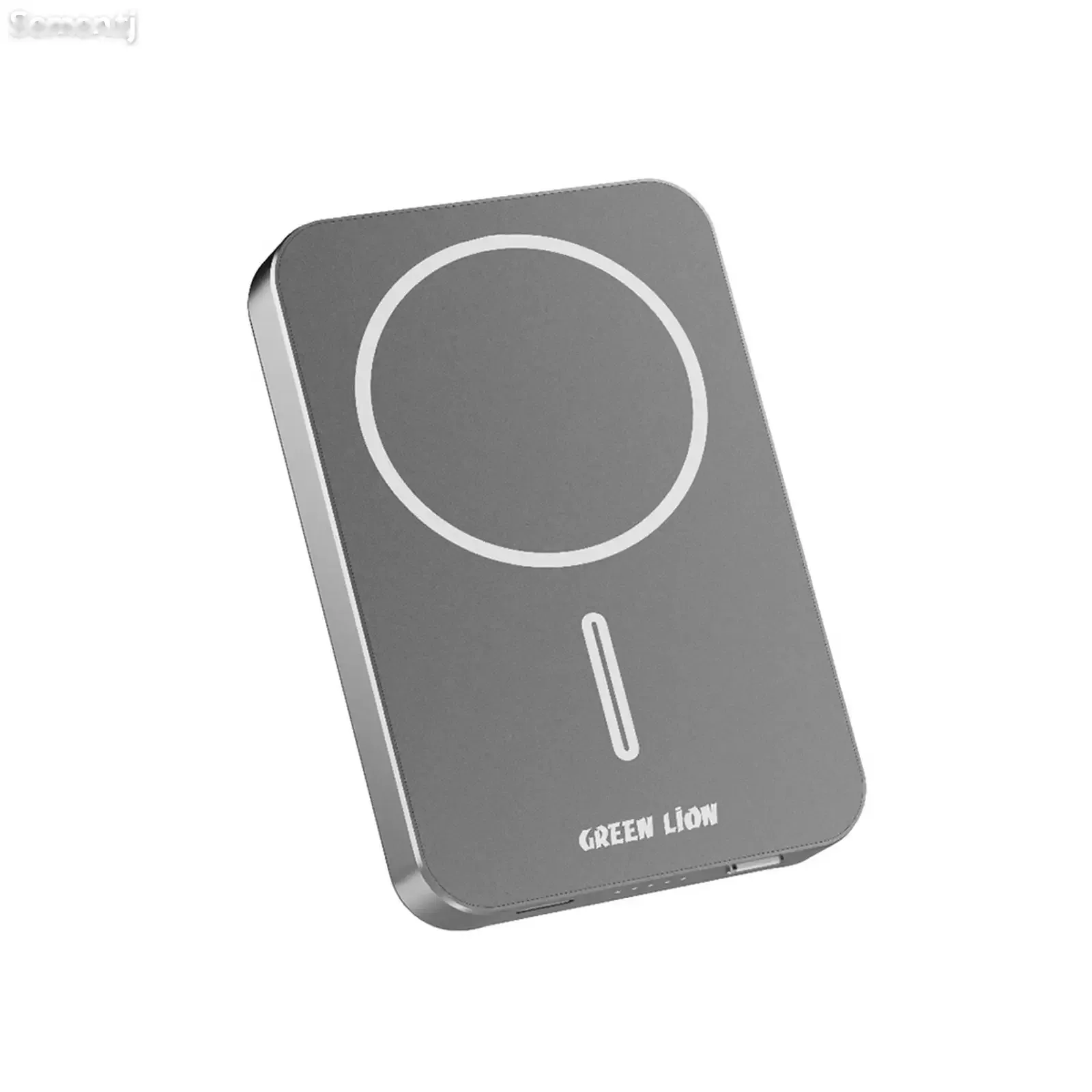 Внешний аккумулятор Green Lion METZ MagSafe 10000mAh серый