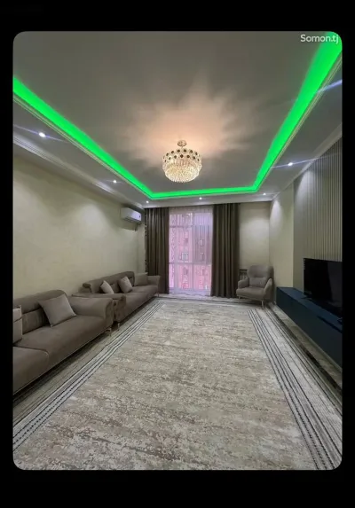 2-комн. квартира, 16 этаж, 105м², Сомони — миниатюра 3