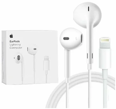 Проводные наушники Apple Earpods lighting MTY3ZM/A premium