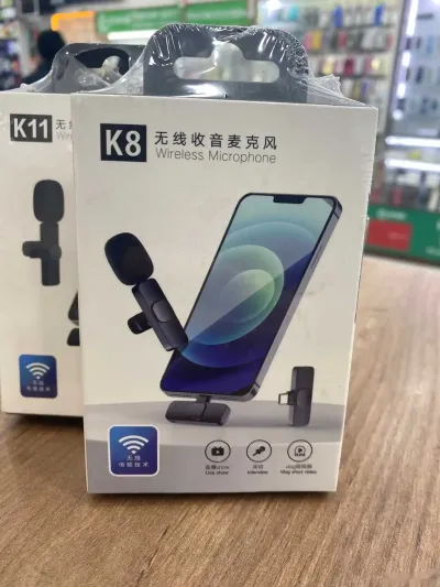 Микрофон петличный Wireless Microphone K8 петличка беспроводной — миниатюра 1