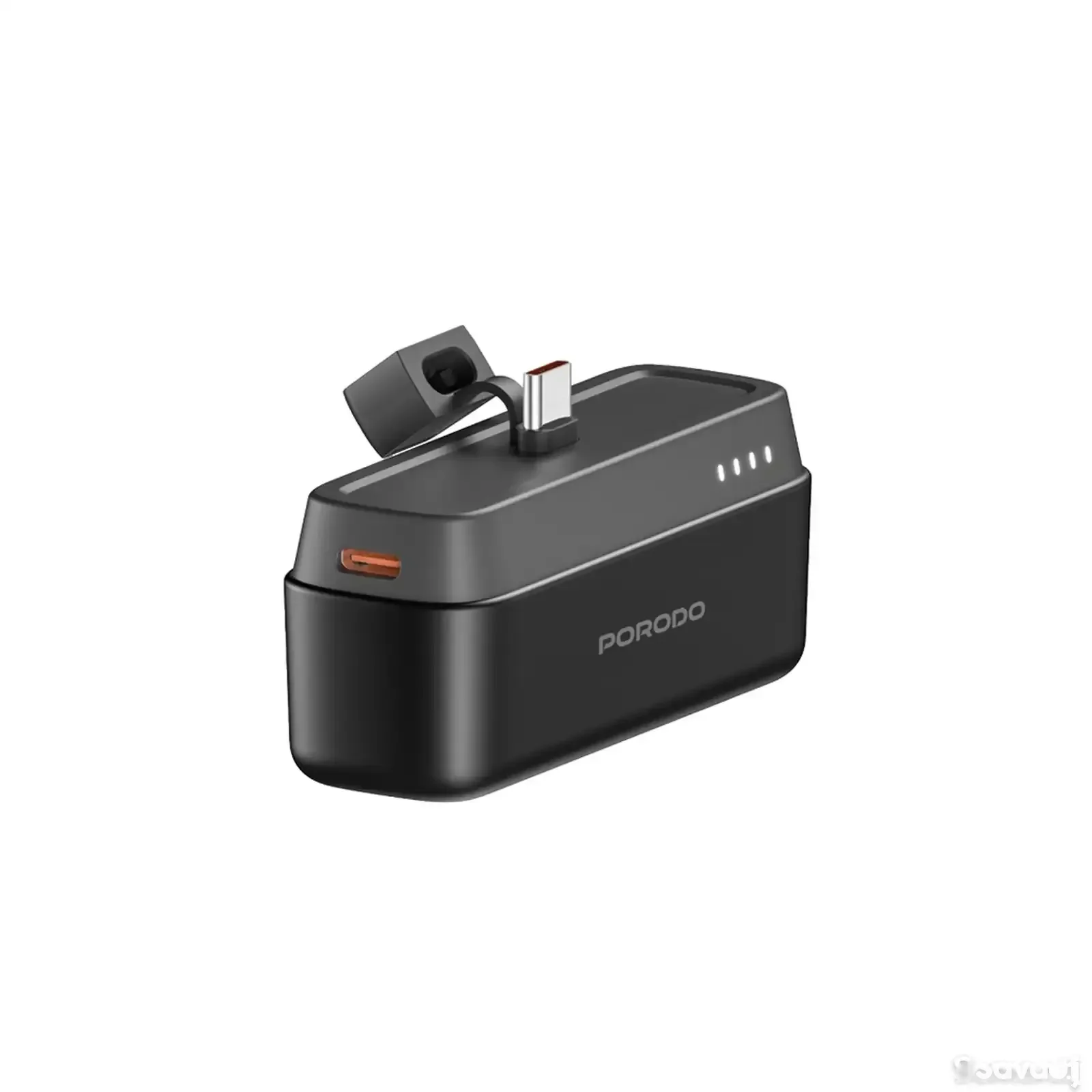 Внешний аккумулятор Porodo 5000mAh Power Bank with Type-C Connector черный