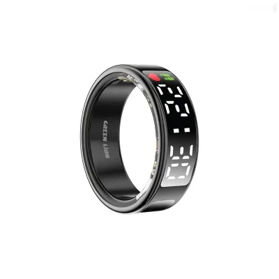 Умное кольцо Green Lion Smart Ring Pro With Digital Display 11, черный — миниатюра 2