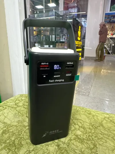 Внешний аккумулятор с фонариком Mars Powerbank 30000 mah — миниатюра 3