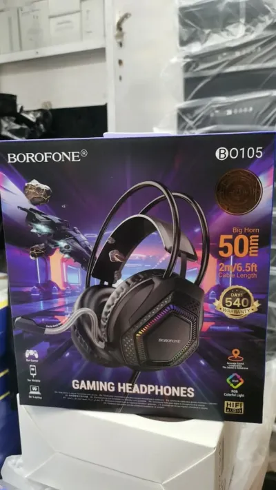 Наушники Borofone BO105, геймерские — миниатюра 1
