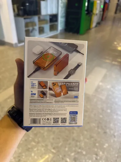 Внешний аккумулятор MagSafe LITO Wireless power bank 10000 mah — миниатюра 6