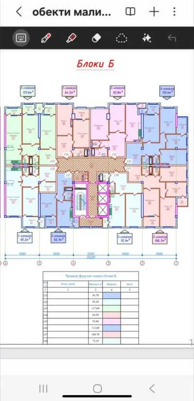 2-комн. квартира, 16 этаж, 93 м², И.Сомони