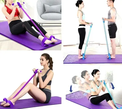 Многофункциональный эспандер для фитнеса pedal resistance band