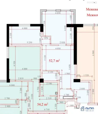 2-комн. квартира, 18 этаж, 53 м², шохмансур