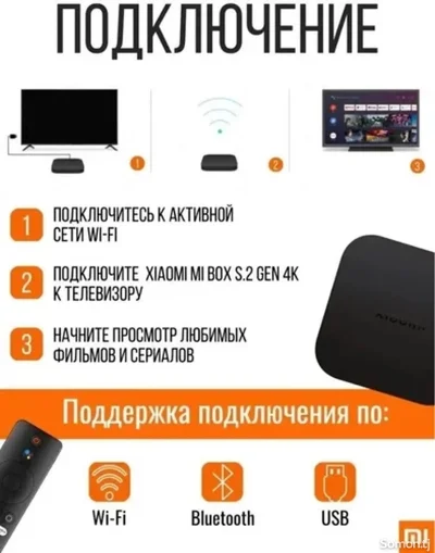 ТВ-приставка Xiaomi Mi Box S 2nd Gen. Global MDZ-28-AA