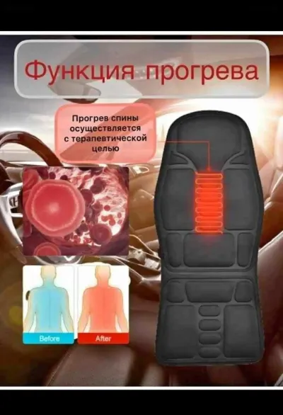 Массажная накидка на сиденья — миниатюра 2