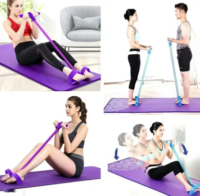 Многофункциональный эспандер для фитнеса pedal resistance band