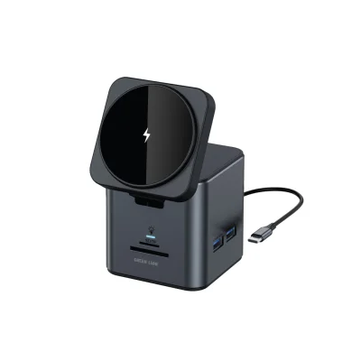Док станция Green Lion 9 IN 1 HUB  Docking Station черный