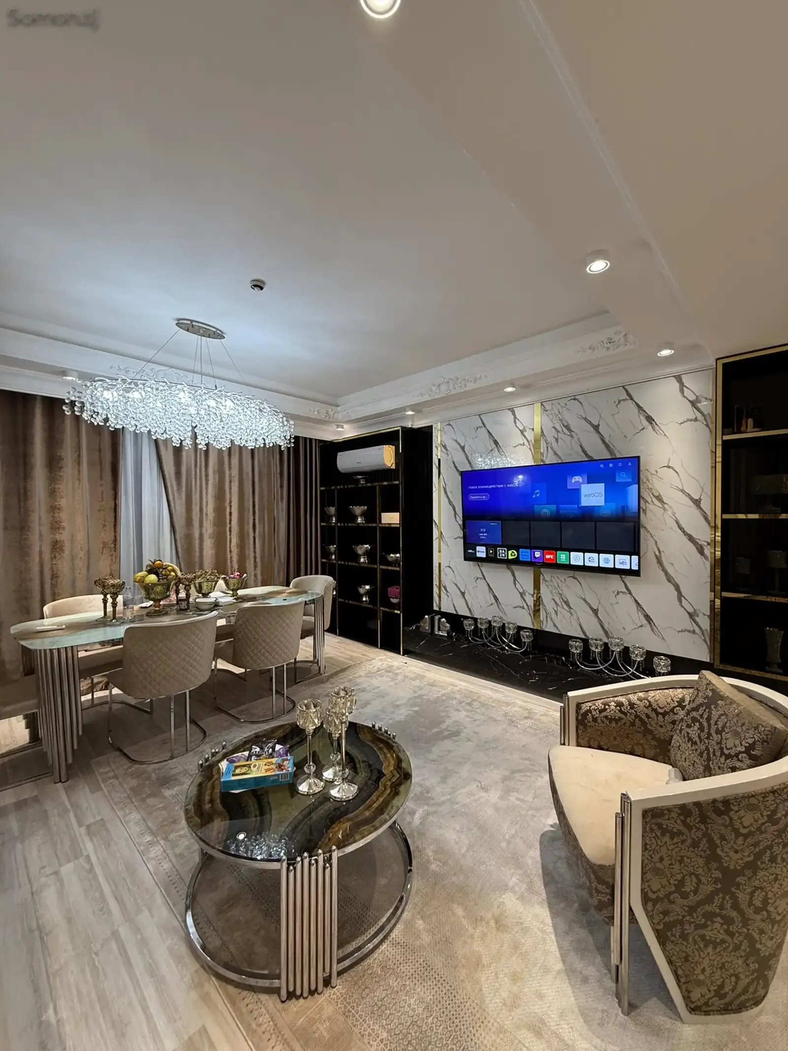 3-комн. квартира, 16 этаж, 216 м², Пушкина 10(над аптекой № 5)