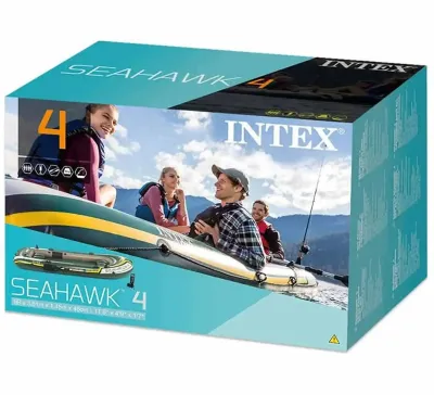 Оригинальная гребная лодка Seahawk 4 надувная для рыбалки