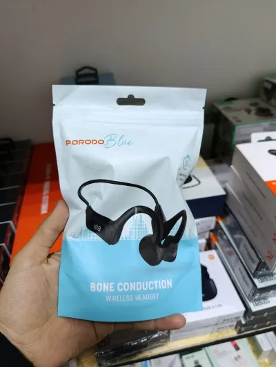 Беспроводные наушники Porodo Blue Bone Conduction Wireless Headset — миниатюра 1