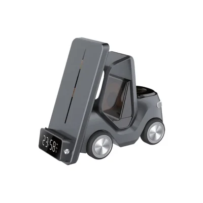Беспроводное зарядное устройство  Green Lion Forklift 5  in 1 Wireless Charger 15W черный