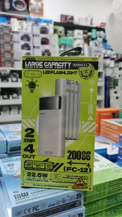 Внешний аккумулятор Remax FC-12 20000mAh 22.5W — миниатюра 1