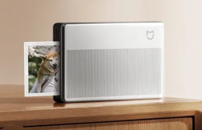 Портативный фотопринтер Xiaomi Portable Photo Printer 1S серебристый