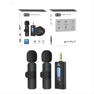 Беспроводной петличный микрофон K35 Pro — миниатюра 3