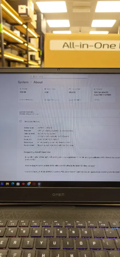 Игровой ноутбук Hp Victus 16 i7 11th — миниатюра 3