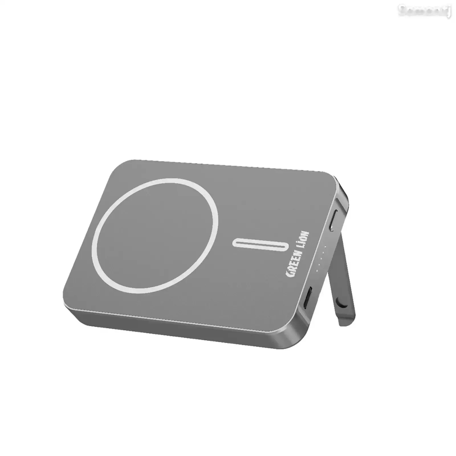Внешний аккумулятор Green Lion METZ MagSafe 10000mAh серый