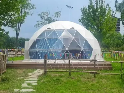 Купольный передвижной дом