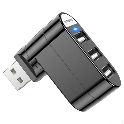 USB разветвитель Borofone DH3 — миниатюра 1