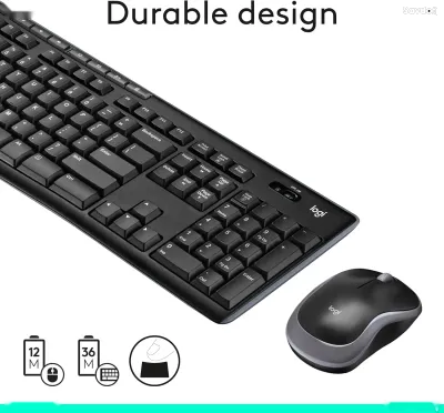 Комплект Logitech MK270 беспроводная клавиатура и мышь Black