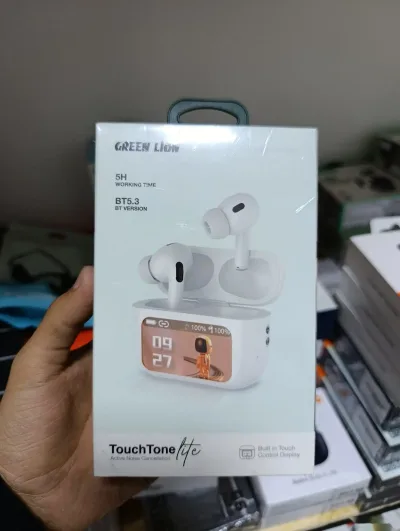 Беспроводные наушники Green Lion Touch Tone Lite Active Noise Cancellation — миниатюра 1