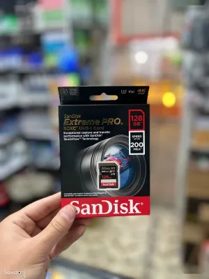 Карта памяти SanDisk Extreme PRO 128 GB SDXC UHS-I