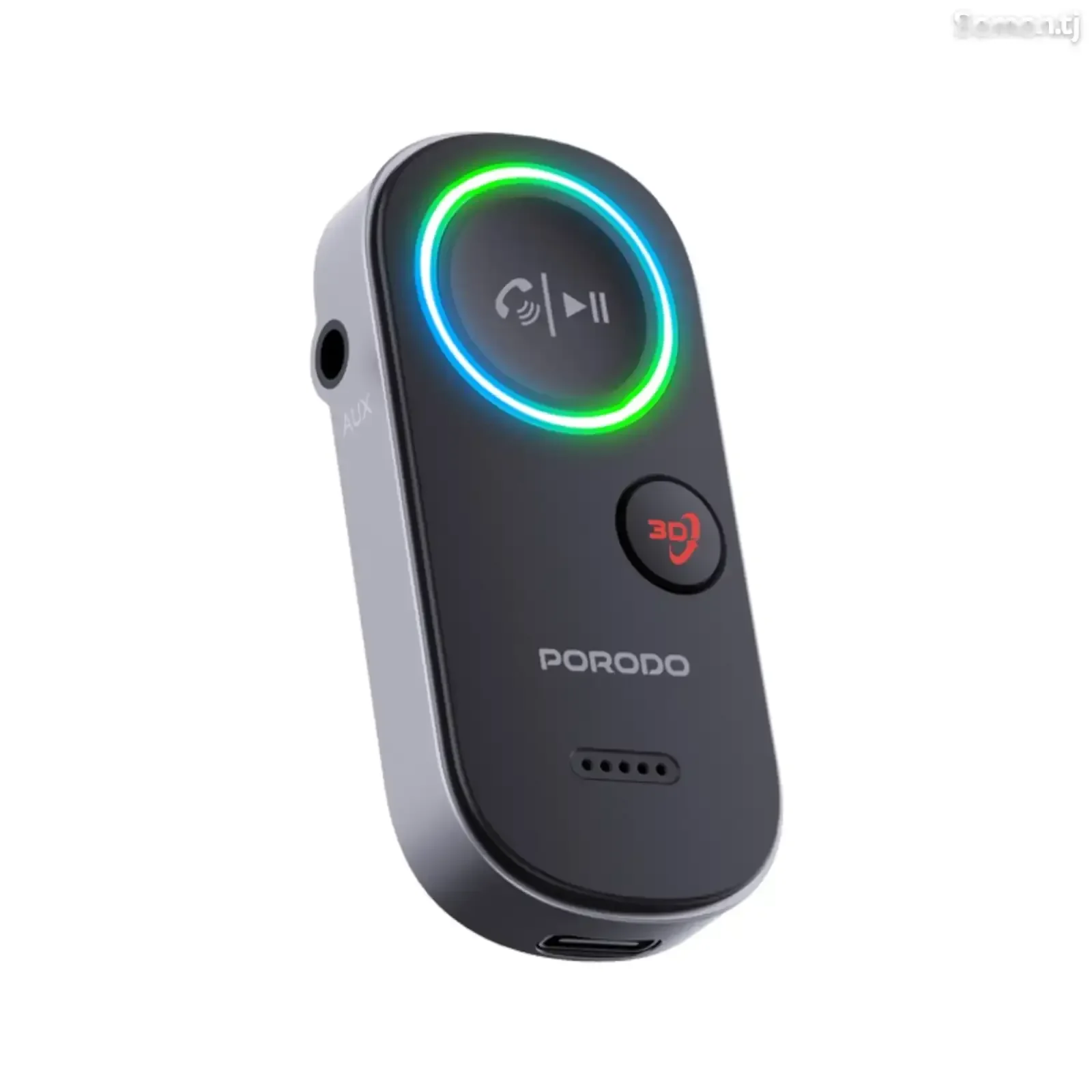 Адаптер Bluetooth Porodo Wired to Wireless BT Audio Transmitter черный