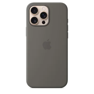 Чехол Apple iPhone 16 Pro Max  Silicone Case with MagSafe Каменно-серый