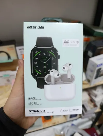Умные часы + наушники Green Lion Dynamic 3 - ULTIMATE 46 Smart Watch and EARBUDS
