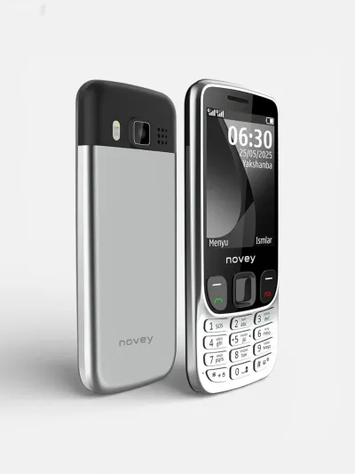Телефон Novey N630 Серебряный — миниатюра 1