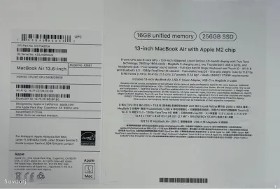 Ноутбук Apple Macbook air M2 16/256gb
