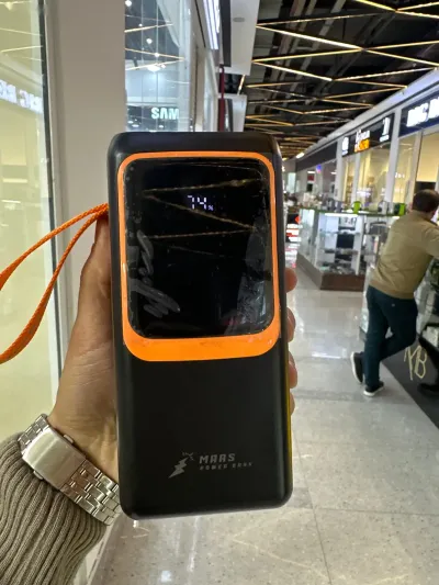 Внешний аккумулятор с фанарикам Powerbank Mars 50000 mah — миниатюра 1