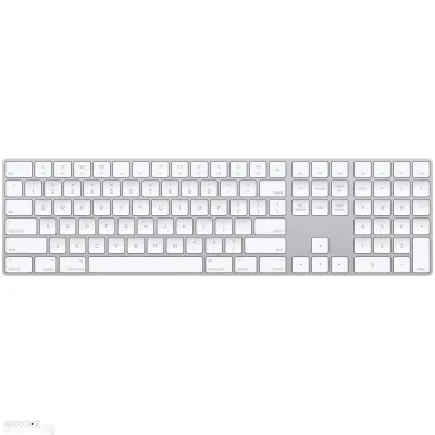 Клавиатура Apple Magic Keyboard с цифровым блоком Bluetooth USB-C White, MJQL3