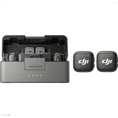 Беспроводная микрофонная система DJI Mic 3, 2 TX & 1 RX, 32-bit Float Black