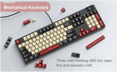 MageGee MK-Armor Механическая Клавиатура Red Switch LED ENG Black