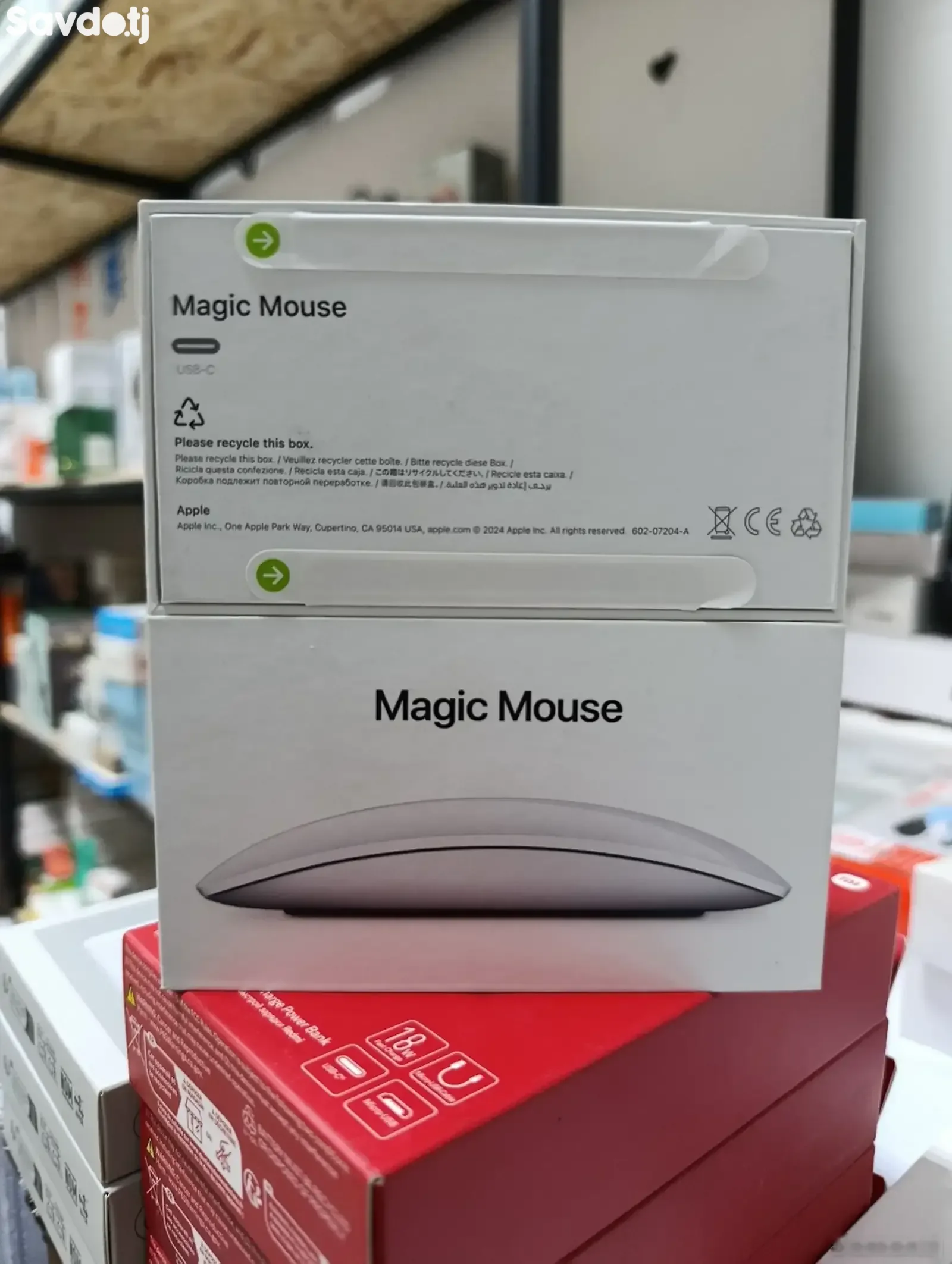 Мышь Apple Magic Mouse Type C with Multi Touch Surface серебристий