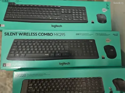 Комплект мышь + клавиатура беспроводная МК295, чёрный Logitech