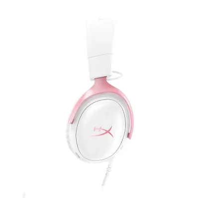 Игровая проводная гарнитура HyperX Cloud III White Pink — миниатюра 3