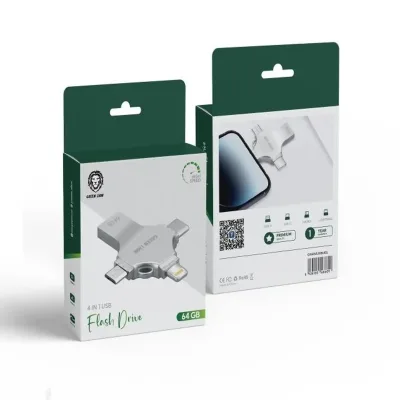 Флеш накопителя Green Lion 4 in 1 USB Flash Drive 64GB — миниатюра 2