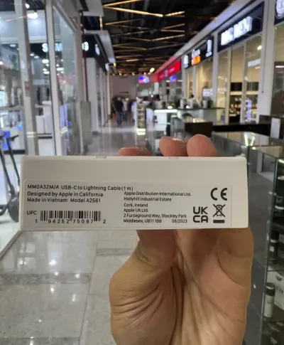 Кабель для айфона Lighting to type c 1 m