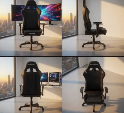 Геймерское кресло DXRacer Prince Series Black