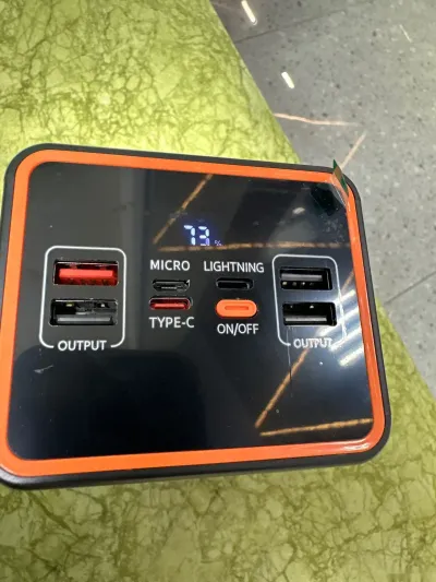 Внешний аккумулятор с фонариком Mars Powerbank 70000 mah — миниатюра 4