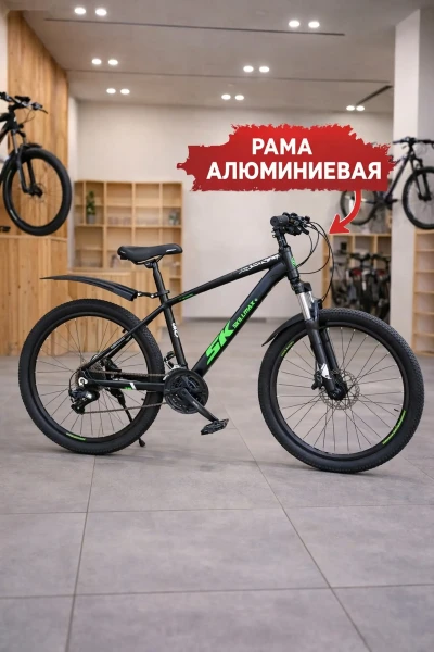Скоростной велосипед алюминий — миниатюра 1