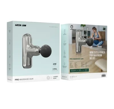 Массажный пистолет Green Lion Pro Massage Gun GNPRMASGUNSL серебро
