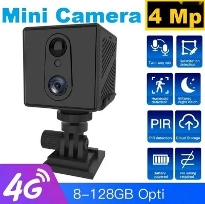 Камера 3G 4G SIM-карта FHD 4K Мини IP-камера CCTV Wi-Fi